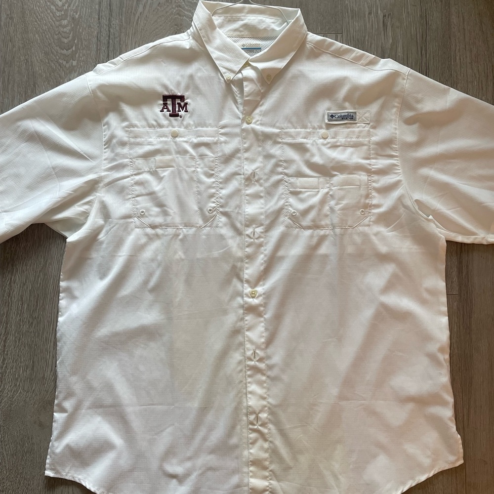 Texas A&M Columbia fishing shirt